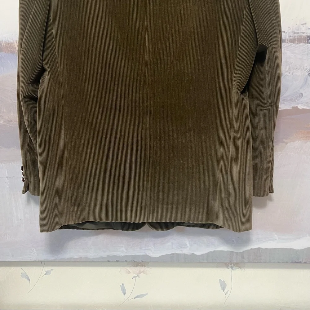 J.D. Christopher Corduroy‎ Blazer Mens 44R Brown Sport Coat Y2K Preppy 90s